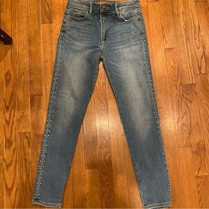 Joe's Jeans The Charlie Studded Skinny Jeans High Rise Size 27 Denim Casual Fun